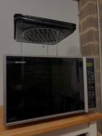 Sharp R961INW combimagnetron, Elektronische apparatuur, Microgolfovens, Ophalen, Zo goed als nieuw, Draaiplateau, Combi-microgolfoven