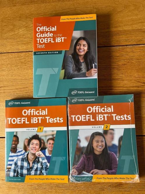 Test d’anglais TOEFL officiel : 3 manuels de préparation., Boeken, Schoolboeken, Zo goed als nieuw, Engels, Overige niveaus, Ophalen