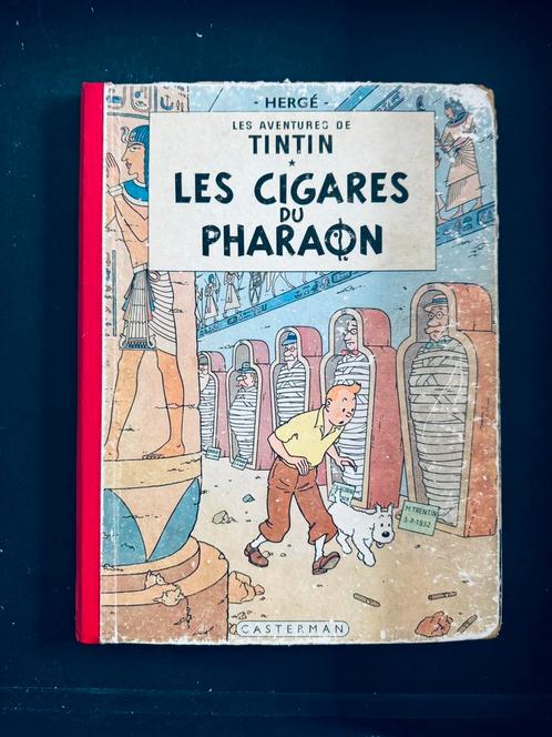 Ancienne bd Tintin les cigares du pharaon eo belge, Boeken, Stripverhalen