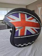 Jethelm met zonnevizier Vintage look, Motoren, Ophalen, L, Jethelm