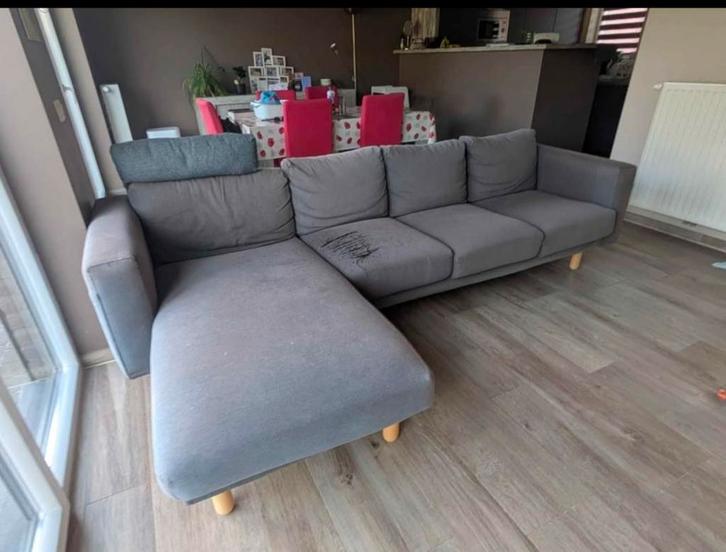 Canapé Ikea 4 places avec Méridienne, Huis en Inrichting, Zetels | Zetels en Chaises Longues, Gebruikt, Vierpersoons of meer, 250 tot 300 cm