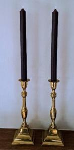Ensemble de 2 chandeliers anciens en laiton, Enlèvement, Cuivre ou Bronze