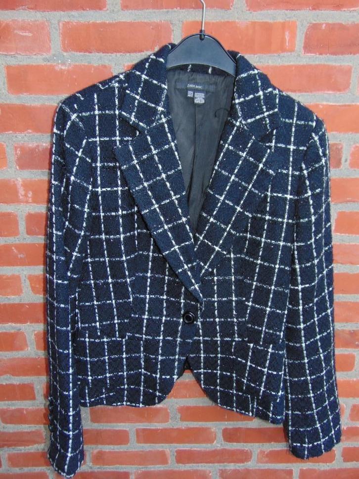 Jasje Zara in zeer goede staat, Kleding | Dames, Jasjes, Kostuums en Pakken, Gedragen, Jasje, Maat 38/40 (M), Zwart, Ophalen of Verzenden