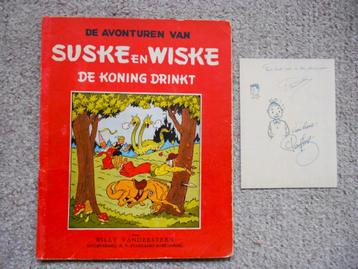 Suske en Wiske - De Koning drinkt - 1956 + tek W Vandersteen beschikbaar voor biedingen