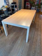 Tafel licht eik fineer Aurora Frame, Huis en Inrichting, Ophalen, Gebruikt, Eikenhout, 50 tot 100 cm