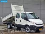 Iveco Daily 35C12 Kipper Dubbel Cabine 3500kg trekhaak Tippe, Autos, 120 ch, 3500 kg, Tissu, Iveco