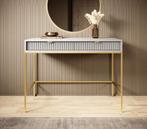bureau of kaptafel met geribbelde lades Nieuw!, Ophalen, Nieuw, Bureau