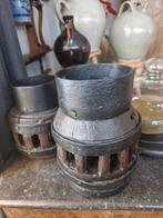 2 vieux essieux de roue en bois, 10€ chacun, Enlèvement