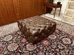 Grote Chesterfield Poef Hocker Ottoman, Antiek en Kunst, Ophalen of Verzenden