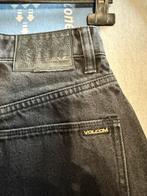 volcom borek wijde pijpen, Kleding | Dames, Broeken en Pantalons, Zwart, Ophalen of Verzenden, Maat 34 (XS) of kleiner, Gedragen