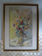 Olieverfschilderij Bouquet Fleuris Gilbert REMY 1968, Ophalen of Verzenden