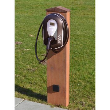 Poteau de montage/poteau de montage prise murale azobé 230V, Envoi