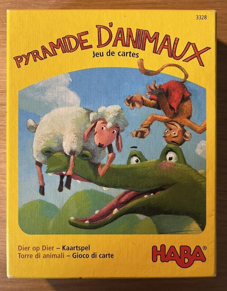 Behendigheidsspel - The Animal Pyramid - UITVERKOCHT, Hobby en Vrije tijd, Gezelschapsspellen | Kaartspellen, Zo goed als nieuw
