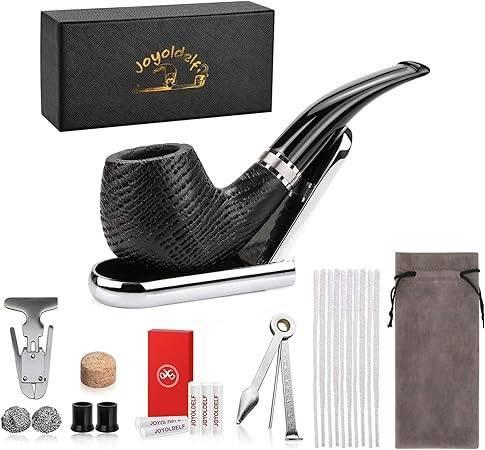 Eiken tabakspijp set | GRATIS LEVERING, Verzamelen, Rookartikelen, Aanstekers en Luciferdoosjes, Nieuw, Overige typen, Verzenden