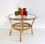 Vintage Bamboe salontafel jaren 70, Antiek en Kunst, Ophalen