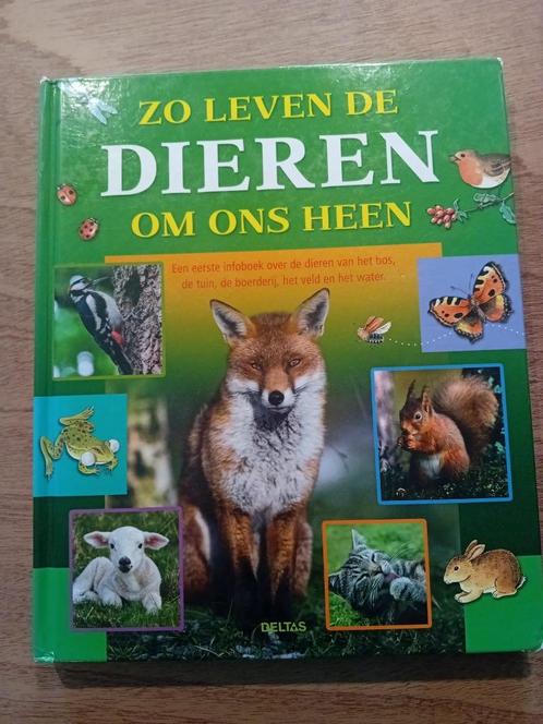 Boek - Zo leven de dieren om ons heen, Boeken, Dieren en Huisdieren, Zo goed als nieuw, Ophalen