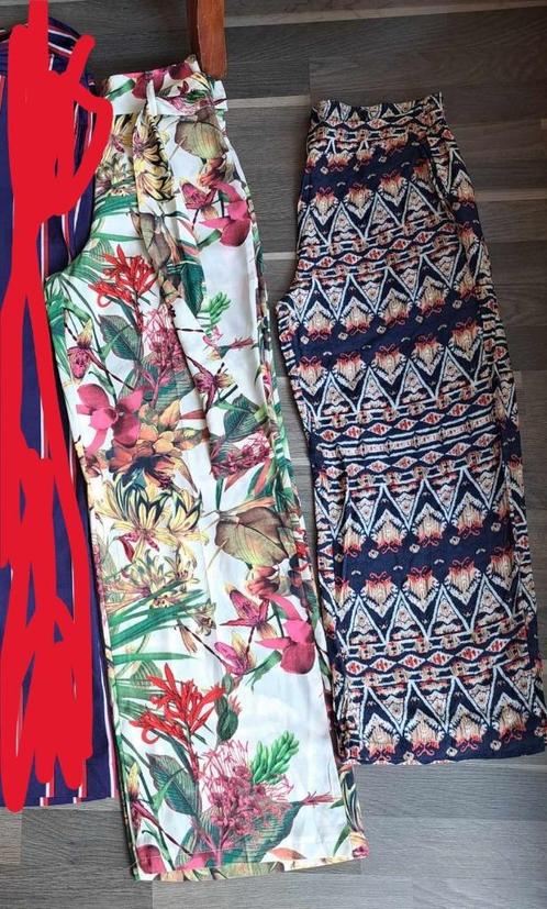 zomerbroeken, mt S, Kleding | Dames, Broeken en Pantalons, Zo goed als nieuw, Maat 36 (S), Zwart, Lang, Ophalen of Verzenden