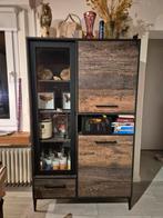 Industrieel hout & zwart metaal barkast, Enlèvement