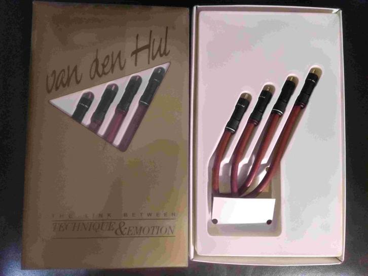 van den hul Thunderline  kabel met cinchaansluitingen, Audio, Tv en Foto, Audiokabels en Televisiekabels, Nieuw, Overige kabels