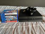 PS4 1 TB opslag + 2 dualshock controllers + 7 spelletjes, Met 2 controllers, Ophalen of Verzenden, 1 TB, Original