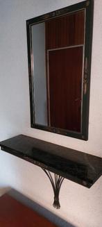 wandspiegel, paraplubak, staande lamp en console, Huis en Inrichting, Woonaccessoires | Spiegels, Ophalen, Gebruikt, 100 tot 150 cm