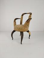 Zeldzame Decoratieve Antieke Stierenhoorn Armstoel – Ca.1870, Antiek en Kunst, Ophalen of Verzenden