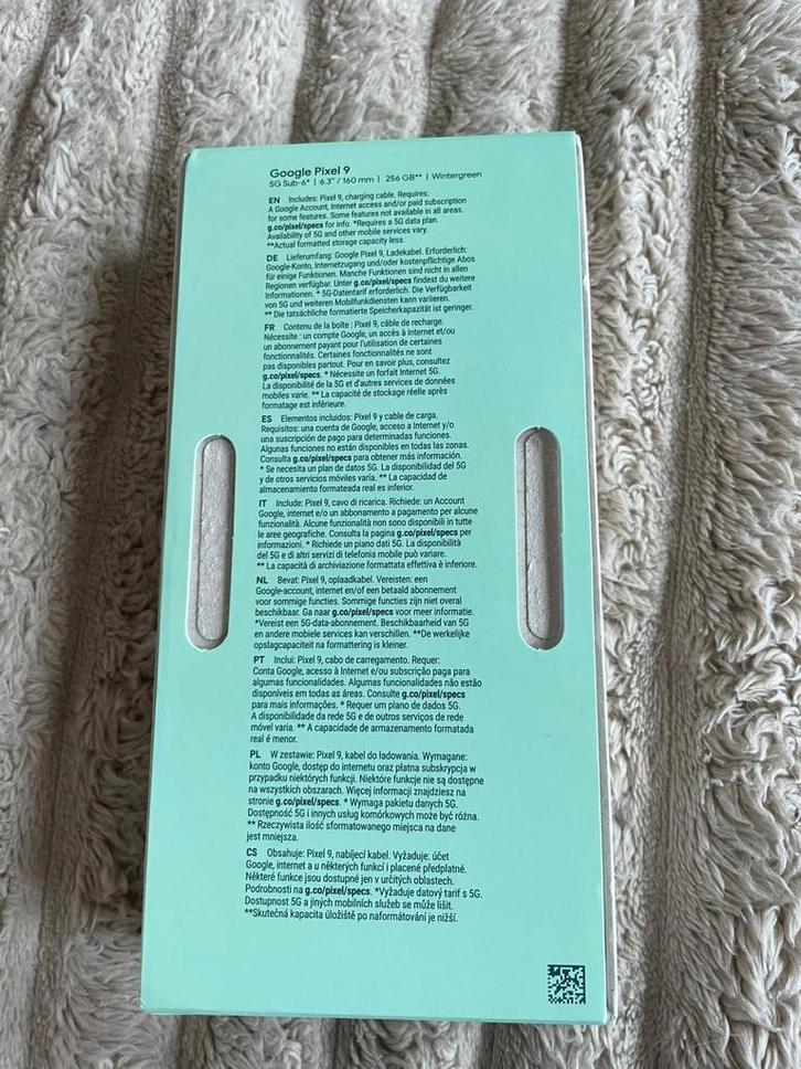 Google Pixel 9 Groen 256GB, Telecommunicatie, Mobiele telefoons | Apple iPhone, Zo goed als nieuw, Groen, Ophalen