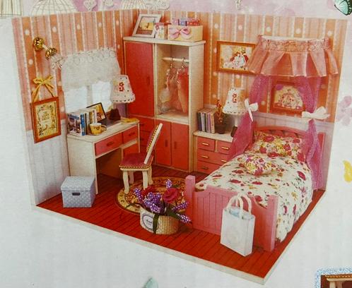 Pink dream bouwdoos, Verzamelen, Poppenhuizen en Toebehoren, Zo goed als nieuw, Ophalen of Verzenden