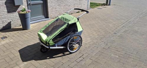 Fietskar Croozer (2 kindjes), Fietsen en Brommers, Fietsaccessoires | Aanhangwagens en Karren, Gebruikt, Aanhangfiets, 40 tot 60 kg