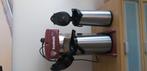Koffiepercolator Rombouts + 2 bijhorende thermossen, Huis en Inrichting, Keuken | Servies, Ophalen