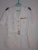 Witte Force Publique tunic, Ophalen of Verzenden, Landmacht, Kleding of Schoenen