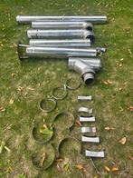 Dubbelwandiges geïsoleerde inox schoorsteen, Doe-het-zelf en Bouw, Ophalen, Zo goed als nieuw, Inox