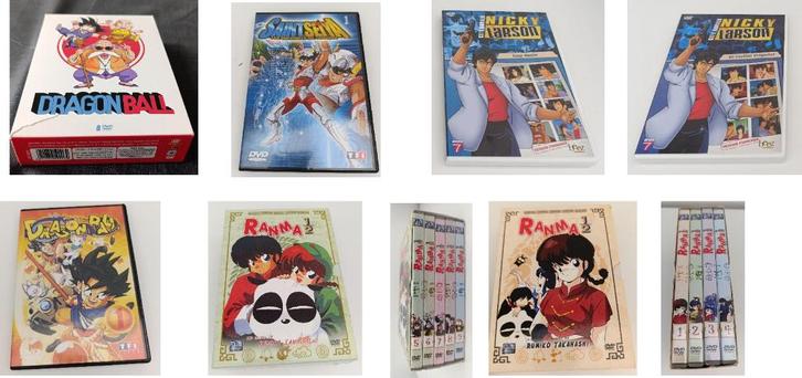 Verschillende Japanse Anime DVD-boxen, Cd's en Dvd's, Dvd's | Tekenfilms en Animatie, Zo goed als nieuw, Anime (Japans), Boxset