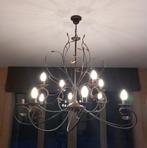 Metalen Florentijnse kroonluchter / luster 12 lampen, Gebruikt, Metaal, Ophalen