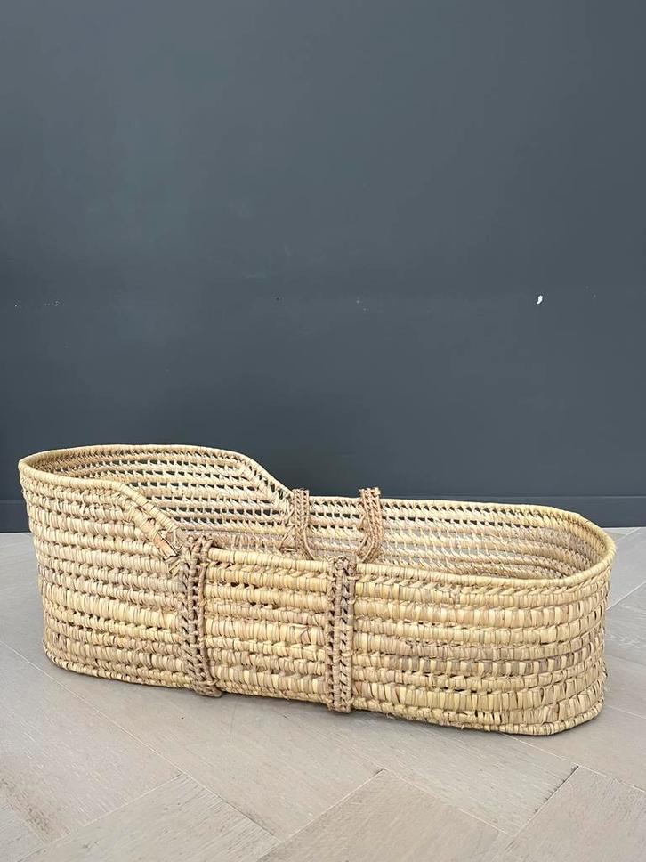 Boho chic rotan baby mand, Kinderen en Baby's, Babywiegjes en Ledikanten, Gebruikt, Reisbedje, Ophalen
