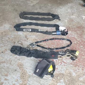 Chaîne et cadenas moto, Enlèvement, Comme neuf
