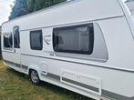 Fendt Opal 560 SG, 2016, Isabella voortent, Caravans en Kamperen, Caravans, Rondzit, Particulier, Fendt, Hordeur