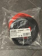 DCSk 2,5 mm2 20m voedingkabel rood/zwart, Doe-het-zelf en Bouw, Elektriciteit en Kabels, Ophalen, Zo goed als nieuw