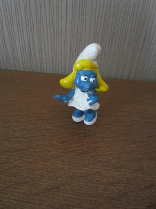 Figurine schtroumpfette, Verzamelen, Smurfen, Gebruikt, Poppetje, Figuurtje of Knuffel, Smurfin, Ophalen of Verzenden