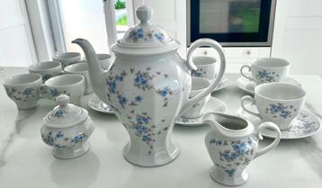 21 delige vintage koffie/ thee set Bavaria Mitterteich beschikbaar voor biedingen