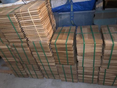 Visgraat parket, volle Franse eik, tand en groef, Doe-het-zelf en Bouw, Hout en Planken, Nieuw, Plank, Eiken, Minder dan 200 cm