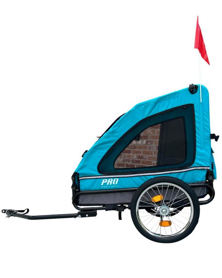 Stevige Fietskar voor Honden met Reflectoren –  tot 30 kg, Fietsen en Brommers, Fietsaccessoires | Aanhangwagens en Karren, Nieuw
