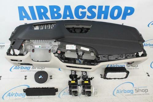 Airbag kit Tableau de bord cuir noir/beige HUD BMW X6 G06, Autos : Pièces & Accessoires, Tableau de bord & Interrupteurs, Utilisé