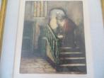 Albert Geudens  (Mechelen 1869 - 1949 Schaarbeek) - Ets, Antiek en Kunst, Kunst | Etsen en Gravures, Ophalen of Verzenden