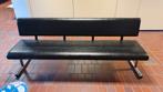 Chaise Banc d'accueil en cuir longueur 200cm, Jardin & Terrasse, Bancs de jardin, Enlèvement ou Envoi, Comme neuf, Autres matériaux