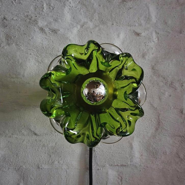 Vintage Murano glazen wandlamp., Antiek en Kunst, Antiek | Verlichting, Ophalen of Verzenden