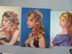 3 grote EDUG portretten foto,s Brigitte Bardot, Verzenden, Foto, Zo goed als nieuw, 1940 tot 1960