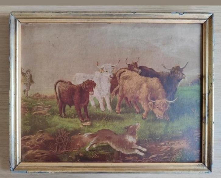 William Garland een kunstenaar Britse schilder, Antiek en Kunst, Kunst | Schilderijen | Klassiek, Ophalen of Verzenden