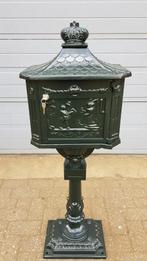 klassieke engelse brievenbus nieuw, Tuin en Terras, Ophalen of Verzenden, Nieuw, Aluminium, Staande brievenbus