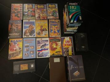 Lot VHS cassettes beschikbaar voor biedingen